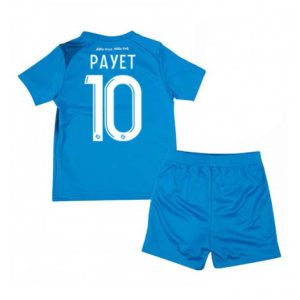 Kids Olympique de Marseille Dimitri Payet #10 Derde tenue 2022-23 Korte Mouw (+ Korte broeken)