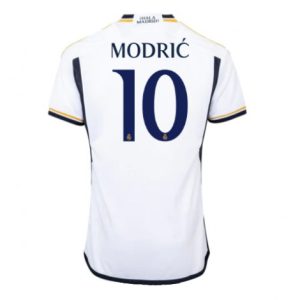 Real Madrid Luka Modric #10 Thuis tenue Mensen 2023-24 Korte Mouw