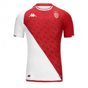 AS Monaco Thuis tenue Mensen 2023-24 Korte Mouw