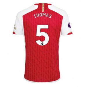 Arsenal Thomas Partey #5 Thuis tenue Mensen 2023-24 Korte Mouw