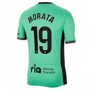 Atletico Madrid Alvaro Morata #19 Derde tenue Mensen 2023-24 Korte Mouw