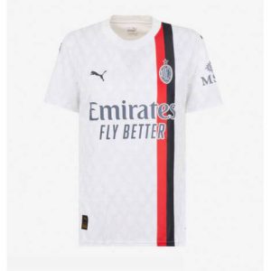 Dames AC Milan Uit tenue 2023-24 Korte Mouw