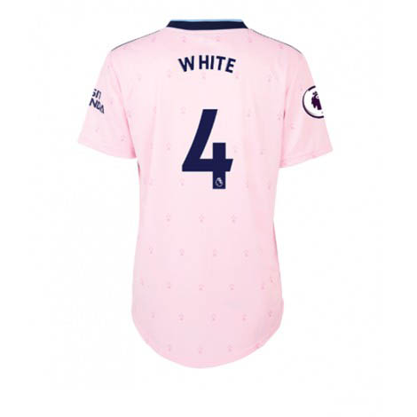 Dames Arsenal Benjamin White #4 Derde tenue 2022-23 Korte Mouw