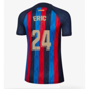 Dames Barcelona Eric Garcia #24 Thuis tenue 2022-23 Korte Mouw