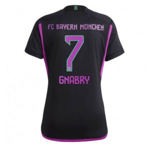 Dames Bayern Munich Serge Gnabry #7 Uit tenue 2023-24 Korte Mouw