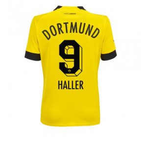 Dames Borussia Dortmund Sebastien Haller #9 Thuis tenue 2022-23 Korte Mouw