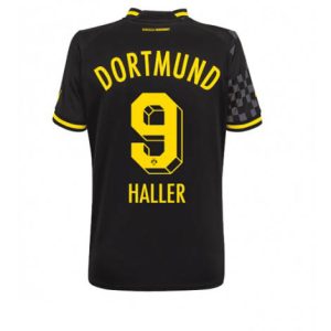 Dames Borussia Dortmund Sebastien Haller #9 Uit tenue 2022-23 Korte Mouw
