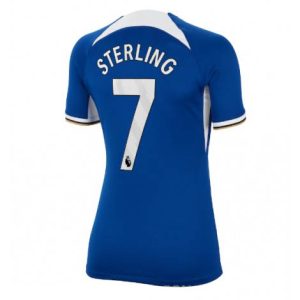 Dames Chelsea Raheem Sterling #7 Thuis tenue 2023-24 Korte Mouw