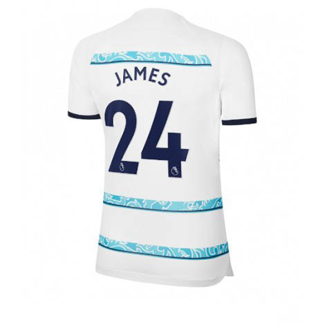 Dames Chelsea Reece James #24 Uit tenue 2022-23 Korte Mouw