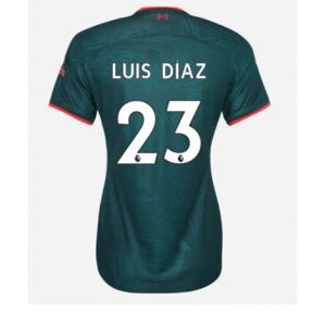Dames Liverpool Luis Diaz #23 Derde tenue 2022-23 Korte Mouw