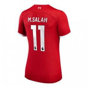 Dames Liverpool Mohamed Salah #11 Thuis tenue 2023-24 Korte Mouw