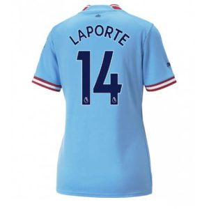 Dames Manchester City Aymeric Laporte #14 Thuis tenue 2022-23 Korte Mouw