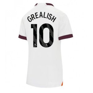Dames Manchester City Jack Grealish #10 Uit tenue 2023-24 Korte Mouw