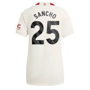 Dames Manchester United Jadon Sancho #25 Derde tenue 2023-24 Korte Mouw