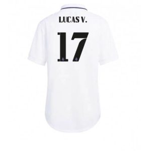 Dames Real Madrid Lucas Vazquez #17 Thuis tenue 2022-23 Korte Mouw