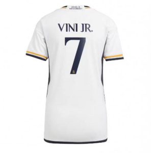 Dames Real Madrid Vinicius Junior #7 Thuis tenue 2023-24 Korte Mouw