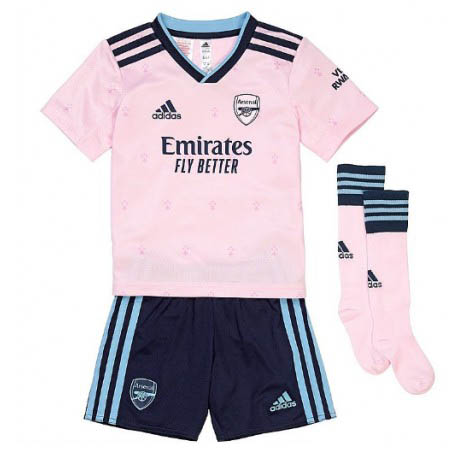 Kids Arsenal Benjamin White #4 Derde tenue 2022-23 Korte Mouw (+ Korte broeken)-1