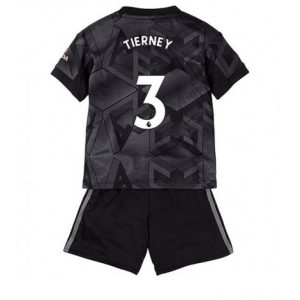 Kids Arsenal Kieran Tierney #3 Uit tenue 2022-23 Korte Mouw (+ Korte broeken)