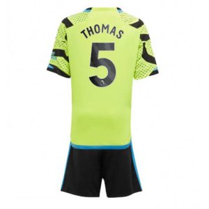 Kids Arsenal Thomas Partey #5 Uit tenue 2023-24 Korte Mouw (+ Korte broeken)