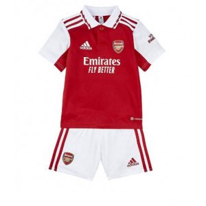 Kids Arsenal Thuis tenue 2022-23 Korte Mouw (+ Korte broeken)
