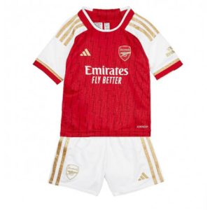 Kids Arsenal Thuis tenue 2023-24 Korte Mouw (+ Korte broeken)
