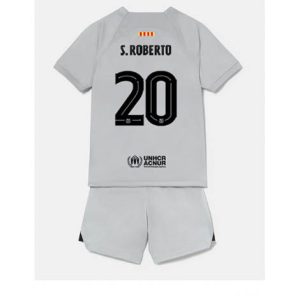 Kids Barcelona Sergi Roberto #20 Derde tenue 2022-23 Korte Mouw (+ Korte broeken)