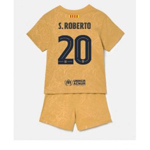 Kids Barcelona Sergi Roberto #20 Uit tenue 2022-23 Korte Mouw (+ Korte broeken)
