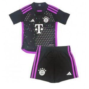 Kids Bayern Munich Uit tenue 2023-24 Korte Mouw (+ Korte broeken)