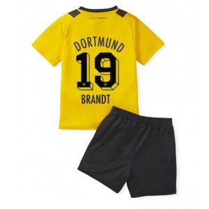 Kids Borussia Dortmund Julian Brandt #19 Thuis tenue 2022-23 Korte Mouw (+ Korte broeken)