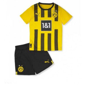Kids Borussia Dortmund Thuis tenue 2022-23 Korte Mouw (+ Korte broeken)