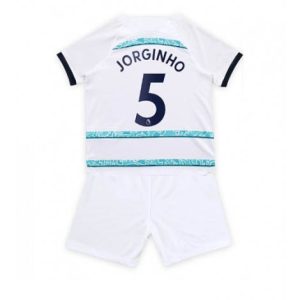 Kids Chelsea Jorginho #5 Uit tenue 2022-23 Korte Mouw (+ Korte broeken)