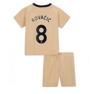 Kids Chelsea Mateo Kovacic #8 Derde tenue 2022-23 Korte Mouw (+ Korte broeken)
