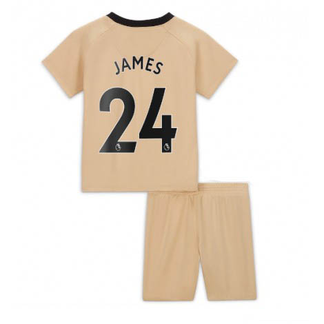 Kids Chelsea Reece James #24 Derde tenue 2022-23 Korte Mouw (+ Korte broeken)