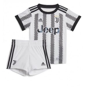 Kids Juventus Thuis tenue 2022-23 Korte Mouw (+ Korte broeken)