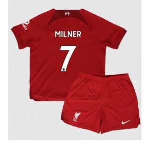 Kids Liverpool James Milner #7 Thuis tenue 2022-23 Korte Mouw (+ Korte broeken)