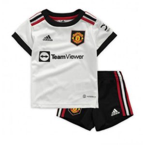 Kids Manchester United Uit tenue 2022-23 Korte Mouw (+ Korte broeken)