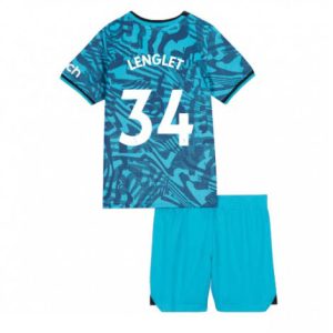 Kids Tottenham Hotspur Clement Lenglet #34 Derde tenue 2022-23 Korte Mouw (+ Korte broeken)