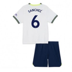Kids Tottenham Hotspur Davinson Sanchez #6 Thuis tenue 2022-23 Korte Mouw (+ Korte broeken)
