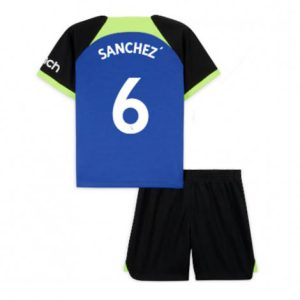Kids Tottenham Hotspur Davinson Sanchez #6 Uit tenue 2022-23 Korte Mouw (+ Korte broeken)