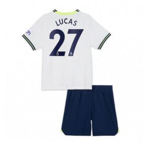 Kids Tottenham Hotspur Lucas Moura #27 Thuis tenue 2022-23 Korte Mouw (+ Korte broeken)