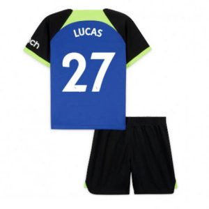 Kids Tottenham Hotspur Lucas Moura #27 Uit tenue 2022-23 Korte Mouw (+ Korte broeken)