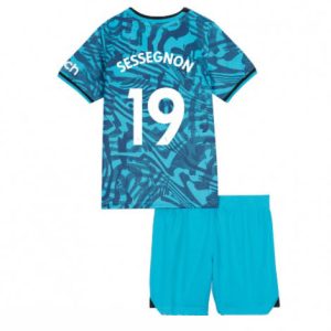 Kids Tottenham Hotspur Ryan Sessegnon #19 Derde tenue 2022-23 Korte Mouw (+ Korte broeken)