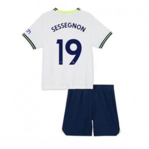 Kids Tottenham Hotspur Ryan Sessegnon #19 Thuis tenue 2022-23 Korte Mouw (+ Korte broeken)