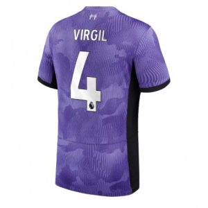 Liverpool Virgil van Dijk #4 Derde tenue Mensen 2023-24 Korte Mouw