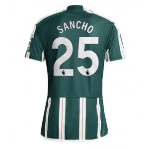 Manchester United Jadon Sancho #25 Uit tenue Mensen 2023-24 Korte Mouw