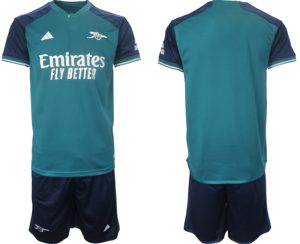 Arsenal Voetbalshirts Derde tenue 2023-24 Korte Mouw (+ Korte broeken)