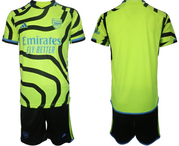 Arsenal Voetbalshirts Uit tenue 2023-24 Korte Mouw (+ Korte broeken)