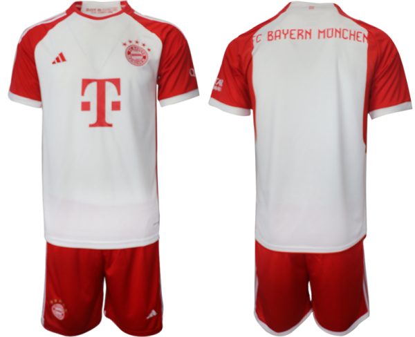 Bayern Munich Voetbalshirts Thuis tenue 2023-24 Korte Mouw (+ Korte broeken)