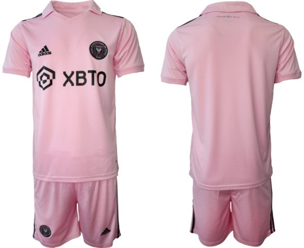 Inter Miami Voetbalshirts Thuis tenue 2023-24 Korte Mouw (+ Korte broeken)