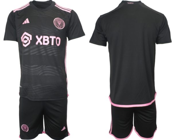 Inter Miami Voetbalshirts Uit tenue 2023-24 Korte Mouw (+ Korte broeken)